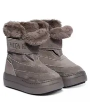[Moon Boot Kids] Moon Boot Kids Junior Park suede snow boots UK 12.5 grey