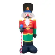 NNEOBA Walnut Soldier Christmas Decoration with LED Lights