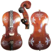 Deluxe fancy Norwegian fiddle cello 4/4,huge and powerful sound #13880