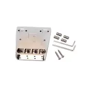 18mm Adjustable 4 String Chrome Square Shape Bass Bridge for Rickenbacker Guitar