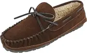 [Minnetonka] Men's Casey Slipper (11.5 M US, Chocolate)