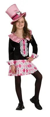 Alice in Wonderland Girls Mad Tea Party Alice Costume S, M
