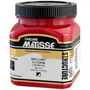 Derivan Matisse Structure Paint 250mL Brl Alizarin Crimson S3