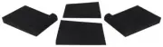 Pair Rockville RRS263M Foam Isolation Pads For 8" Studio Monitors/3 Angles