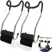 Dumbbell Spotter Hooks Barbell Attachment: for Shoulder and Chest Bench Press Ha