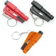 3 in 1 Car Window Glass Breaker Emergency Escape Tool Safety Seat Belt Cutter Black/Red/Orange