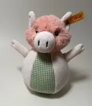 Steiff Pig Happy Farm Piggilee Bell Jingle Chime Musical Stuffed Toy Cute RARE