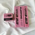 NIB Set of 4 Babe Glow Plumping Lip Jelly Gloss Mauve Red Glass Blush & Lip Mask