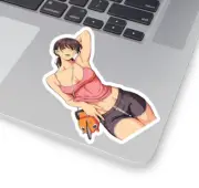 Waifu Yoru / Mitaka Hentai Ecchi Chainsaw Man Anime Kiss-Cut Sticker Vinyl Decal