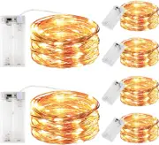 Innotree 6 Pack LED Fairy String Lights Battery Operated with Timer, 10Ft 30Leds