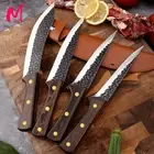 Butcher Knife Boning Cutting Hand Forged Kitchen Meat Cleaver Chef Knives