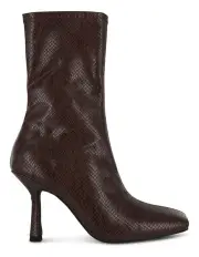 [Senso] Sora II Square Toe Stiletto Heel Boots in Merlot