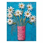 White Daisies Canvas Print