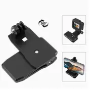 360° Rotating Backpack Clip Cell Phone Clip Camera Clip For DJI Sports Camera