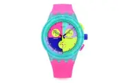 Swatch SUSG408 NEON FLASH ARROW Men's Urethane Watch