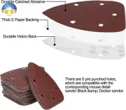 20PCS Sandpaper Triangle Sand Paper Sand Discs Pads Power Polishing Disc Tool