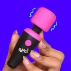10X Ultra Powerful Silicone Mini Massage Wand USB Rechargeable Cordless Massager