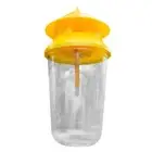 Reusable Fruit Fly Trap Killer Yellow Cage Drosophila Fly Catcher *1 Trap J4Q1