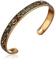 Alex and Ani Fortune's Favor Cuff Rafaelian Gold Bangle Bracelet