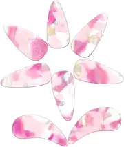 Vaguelly Guzheng Practice Tools 8pcs Fake Nails String Instrument Use Nail Covers for Beginners