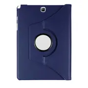 MCC For Samsung Galaxy Tab S2 9.7" T810 T815 360 Rotate Leather Case Cover 10" [Dark Blue]