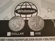 10 Silver Dollar Clear Round Coin Storage Tubes with Screw On Lid Whitman New