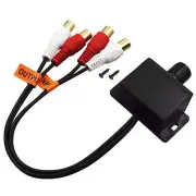 Car Home Audio Amplifier Bass RCA Gain Level Volume Control K ji