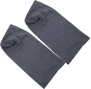 Cabilock 2pcs Stretch Sofa Armrest Covers Elastic Couch Arm Covers Anti-Slip Furniture Protector Cloth Washable Armchair Slipcovers for Recliner Dark Grey