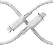 360 Electrical Fluid USB-C to Lightning Charger Cable, Mfi Certified Charger for Apple iPhone 14 13 12 11 X, iPad, 5 Foot, Powder