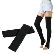 Women Knitted Extra Long Boot Socks Over Knee Thigh High Stocking Leg Warmers
