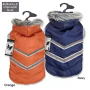 ZACK & ZOEY ELEMENTS Nor'easter Waterproof Warm Arctic Reflective Dog Coats
