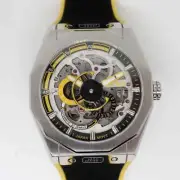 New Noda Aero Series-1 43MM Stainless Steel Turquoise Skeleton Automatic Watch