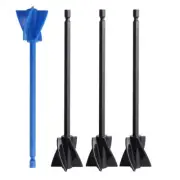 4 Pcs Epoxy Mixer Attachment for Drill to Mix Epoxy Resin Paint Ceramic Gla Q8P3