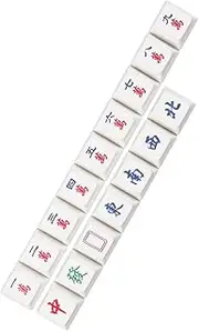 DOITOOL 16Pcs Pbt Mahjong Key Caps for Mechanical Keyboards Durable Replacement Keycap with Cross Core Design for Custom Builds and Upgrades
