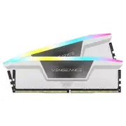 Corsair 32GB (2x16GB) CMH32GX5M2E6000C36W Vengeance RGB CL36 6000MHz DDR5 RAM (White)