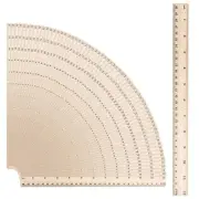 100Pcs 12 Inches Wooden Ruler - 2 Scale Measuring Rulers with Centimeters & I...