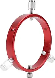 Tihebeyan 6 90 Mm Guide Scope Holes for 70-90 Mm Telescope, Scope Ring Durable Aluminum Alloy Guide with M6 Screw, Convenient Ring for The Backpackpiles for Backpack