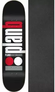 Plan B Skateboards Classic 8.25" Skateboard Deck + griptape