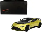 Top Speed 2022 Aston Martin V12 Vantage RHD Cosmopolitan Yellow 1/18 TS0453