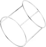 CHILDWEET Daily Use Stainless Steel Seafood Rack Multi Functional Desktop Pizza Holder for Home Restaurants Creative Design for Dual Plate Display Seafood Serving