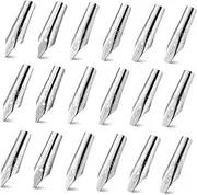 STOBOK 30 Pcs Fountain Pen Spare Nibs for Pens Universal Fountain Pen Nibs Pen Nibs for Drawing Pen Nibs for Writing Broad Fountain Pen Dip Pen Blue Medium Supplies Student Use