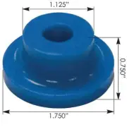 Poly Upper Exhaust Bushing Fits Peterbilt 388, 389 & 386 - Replaces M13-6001