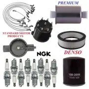 Tune Up Kit Filters Cap Spark Plugs Wire For CHEVY R10 SUBURBAN V8 5.7L 87-88
