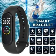 Bluetooth Smart Wristband Sport Watch Heart Rate Monitor Fit Activity Tracker AU