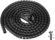 5M Cable Sleeve 10MM Diameter Flexible Expandable Cord Bundler Wire Wrap Conceal