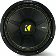 KICKER 44CWCD124 CAR AUDIO 12" COMPC SUBWOOFER SUB WOOFER DVC 4-OHM CWCD124