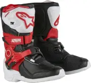 Alpinestars Tech 3S Kids Boots (11J, White/Black/Bright Red)