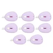 8 Pcs Mini Box Cutters Retractable, Small Utility Knife Letter Opener, Purple