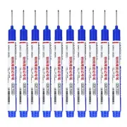 10X Long Head Marker Deep Hole Marker Pen For Bathroom Woodworking Multi-purpose