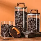 Condiment Storage Airtight Canister Transparent Food Container Kitchen